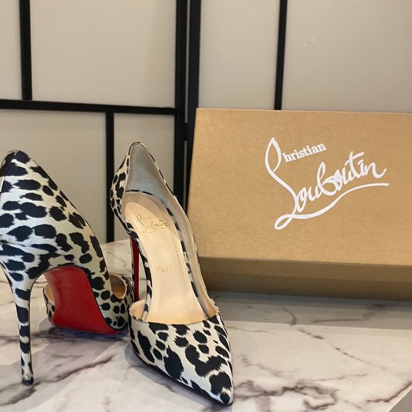 Christian Louboutin Iriza 100 Leopard Heel - Picture 2 of 7